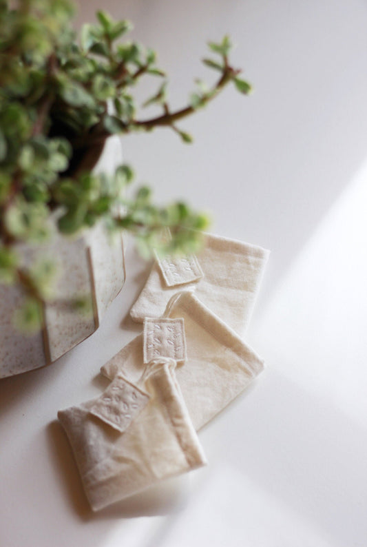 Unbleached Organic Cotton Tea Bags